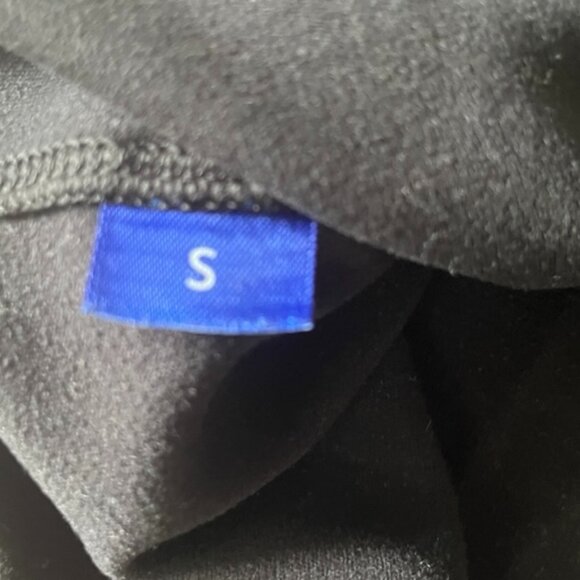 Kit And Ace Long Sleeve Shirt Womens Small Black Crew Neck Layer Top Wool - Picture 4 of 8